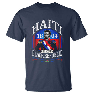 1804 First Black Republic Vintage Graphic T Shirt Jean Jacques Dessalines Historic TS02 Navy Print Your Wear