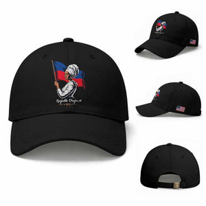 Respekte Drapo A 1804 Haitian Independence Day Baseball Cap Proud Haitian Woman Flag Heritage