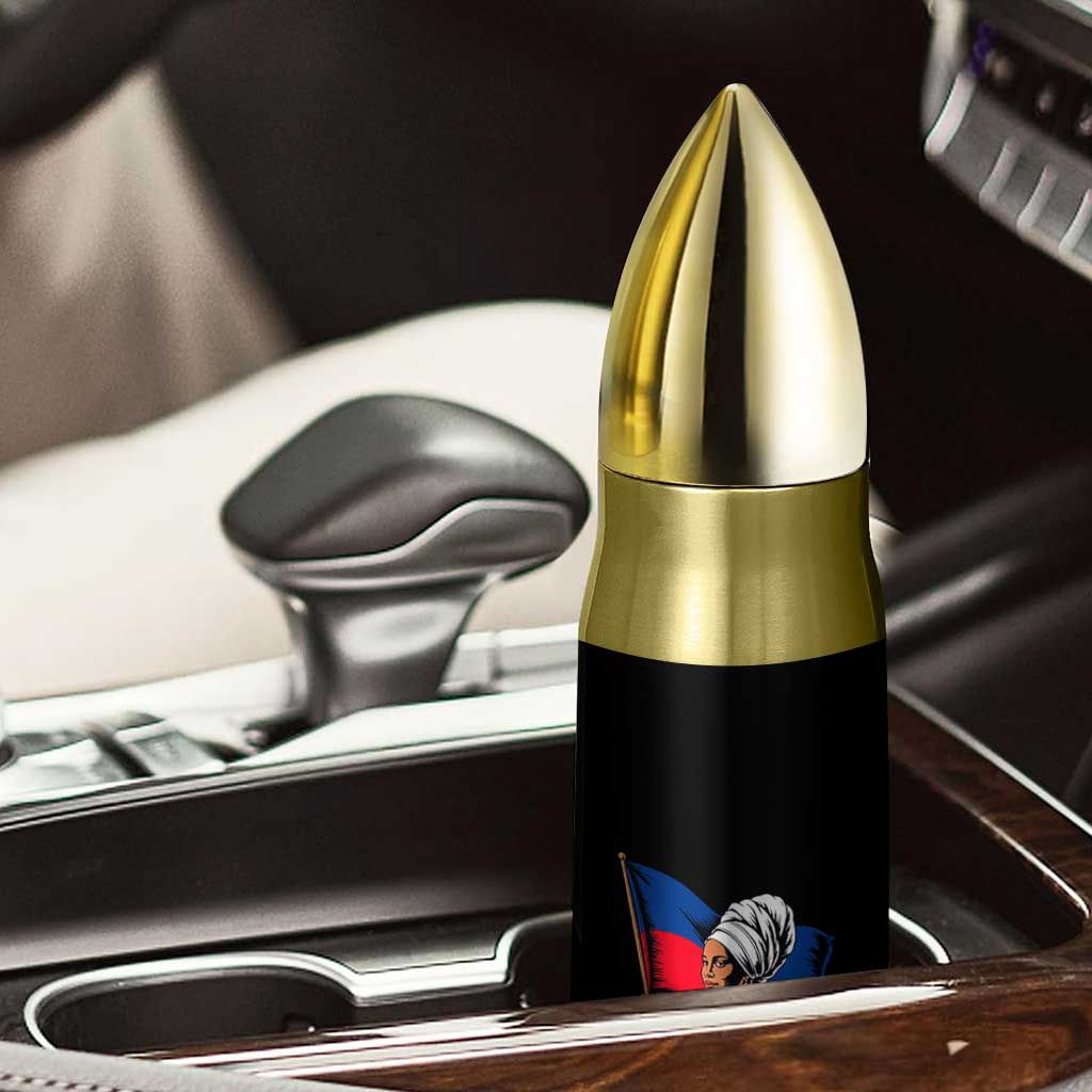 Respekte Drapo A 1804 Haitian Independence Day Bullet Tumbler Proud Haitian Woman Flag Heritage