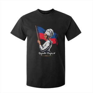 Respekte Drapo A 1804 Haitian Independence Day T Shirt For Kid Proud Haitian Woman Flag Heritage