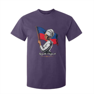 Respekte Drapo A 1804 Haitian Independence Day T Shirt For Kid Proud Haitian Woman Flag Heritage