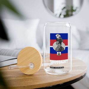Toussaint Louverture Haitian Revolution Leader Glass Can Vintage General Portrait Haiti Freedom History