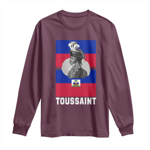 Toussaint Louverture Haitian Revolution Leader Long Sleeve Shirt Vintage General Portrait Haiti Freedom History