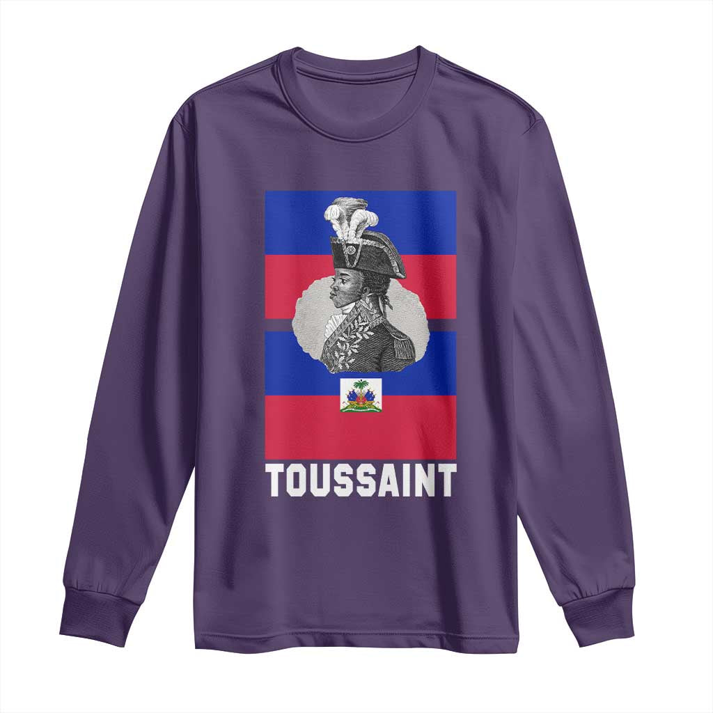 Toussaint Louverture Haitian Revolution Leader Long Sleeve Shirt Vintage General Portrait Haiti Freedom History