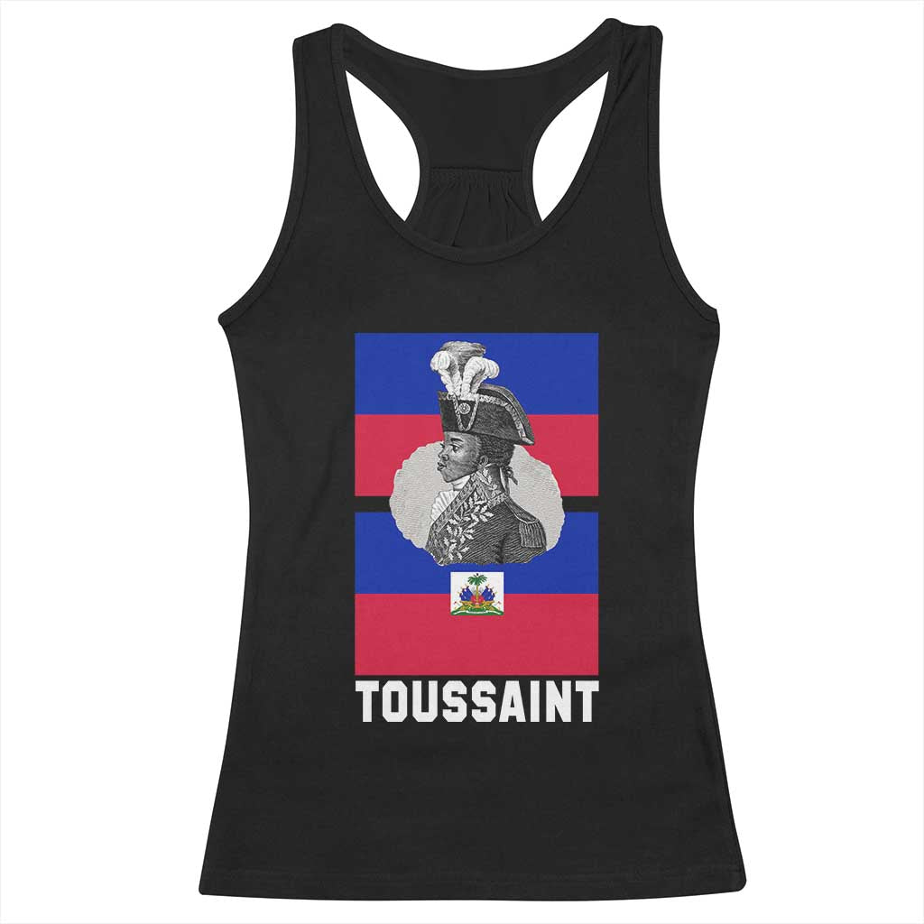 Toussaint Louverture Haitian Revolution Leader Racerback Tank Top Vintage General Portrait Haiti Freedom History TS02 Black Print Your Wear