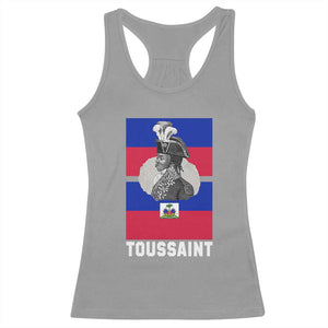 Toussaint Louverture Haitian Revolution Leader Racerback Tank Top Vintage General Portrait Haiti Freedom History
