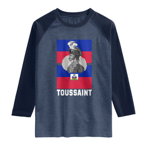 Toussaint Louverture Haitian Revolution Leader Raglan Shirt Vintage General Portrait Haiti Freedom History