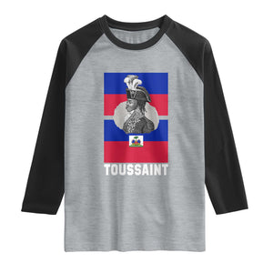 Toussaint Louverture Haitian Revolution Leader Raglan Shirt Vintage General Portrait Haiti Freedom History