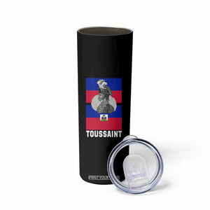 Toussaint Louverture Haitian Revolution Leader Skinny Tumbler Vintage General Portrait Haiti Freedom History