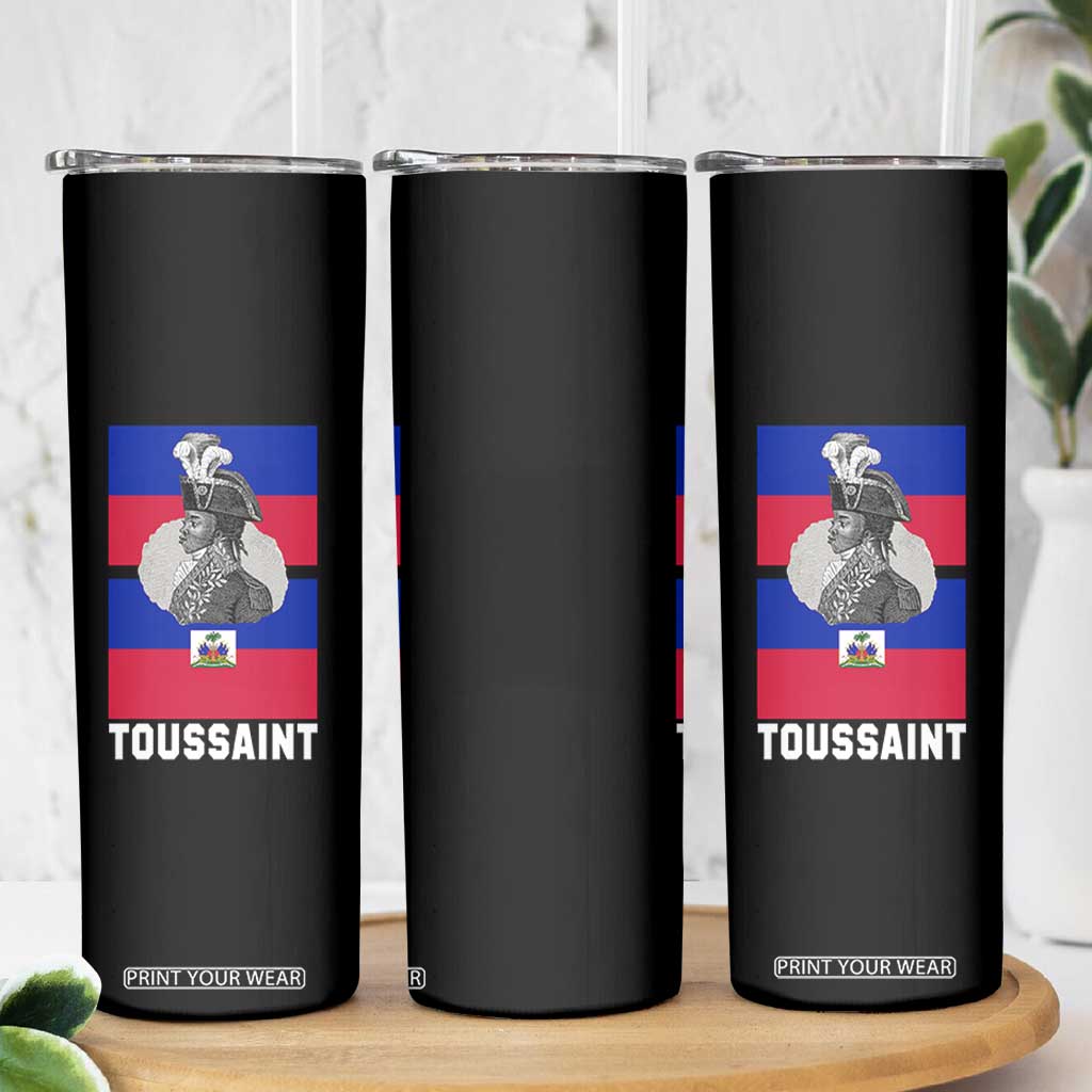 Toussaint Louverture Haitian Revolution Leader Skinny Tumbler Vintage General Portrait Haiti Freedom History