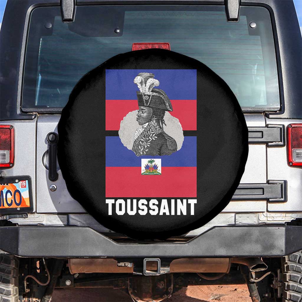 Toussaint Louverture Haitian Revolution Leader Spare Tire Cover Vintage General Portrait Haiti Freedom History TS02 No hole Black Print Your Wear