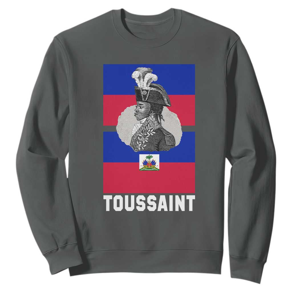 Toussaint Louverture Haitian Revolution Leader Sweatshirt Vintage General Portrait Haiti Freedom History