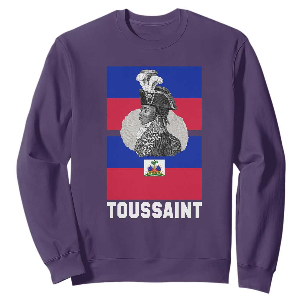 Toussaint Louverture Haitian Revolution Leader Sweatshirt Vintage General Portrait Haiti Freedom History