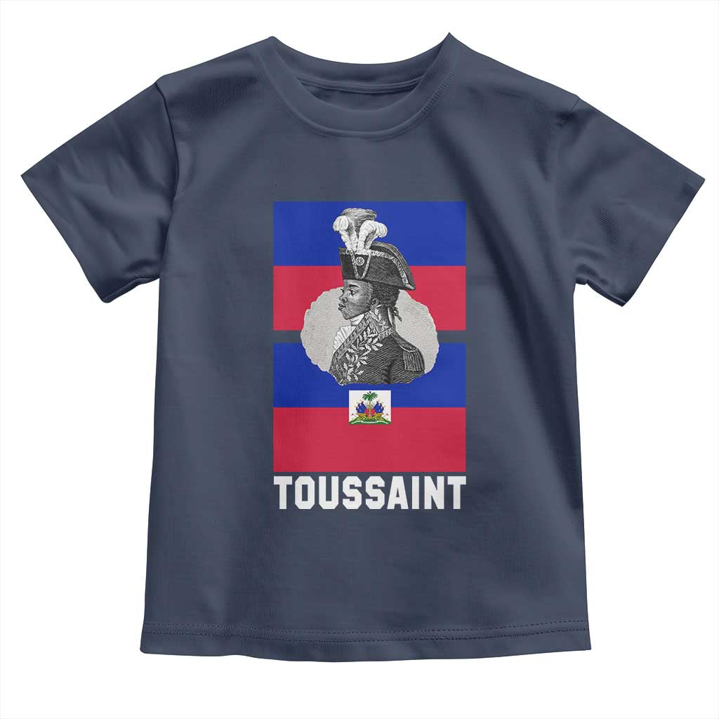 Toussaint Louverture Haitian Revolution Leader Toddler T Shirt Vintage General Portrait Haiti Freedom History