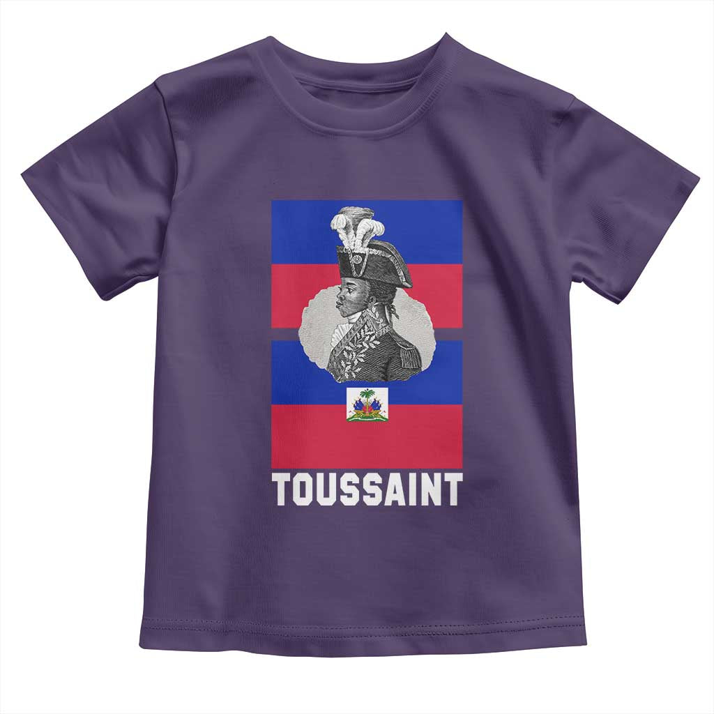Toussaint Louverture Haitian Revolution Leader Toddler T Shirt Vintage General Portrait Haiti Freedom History
