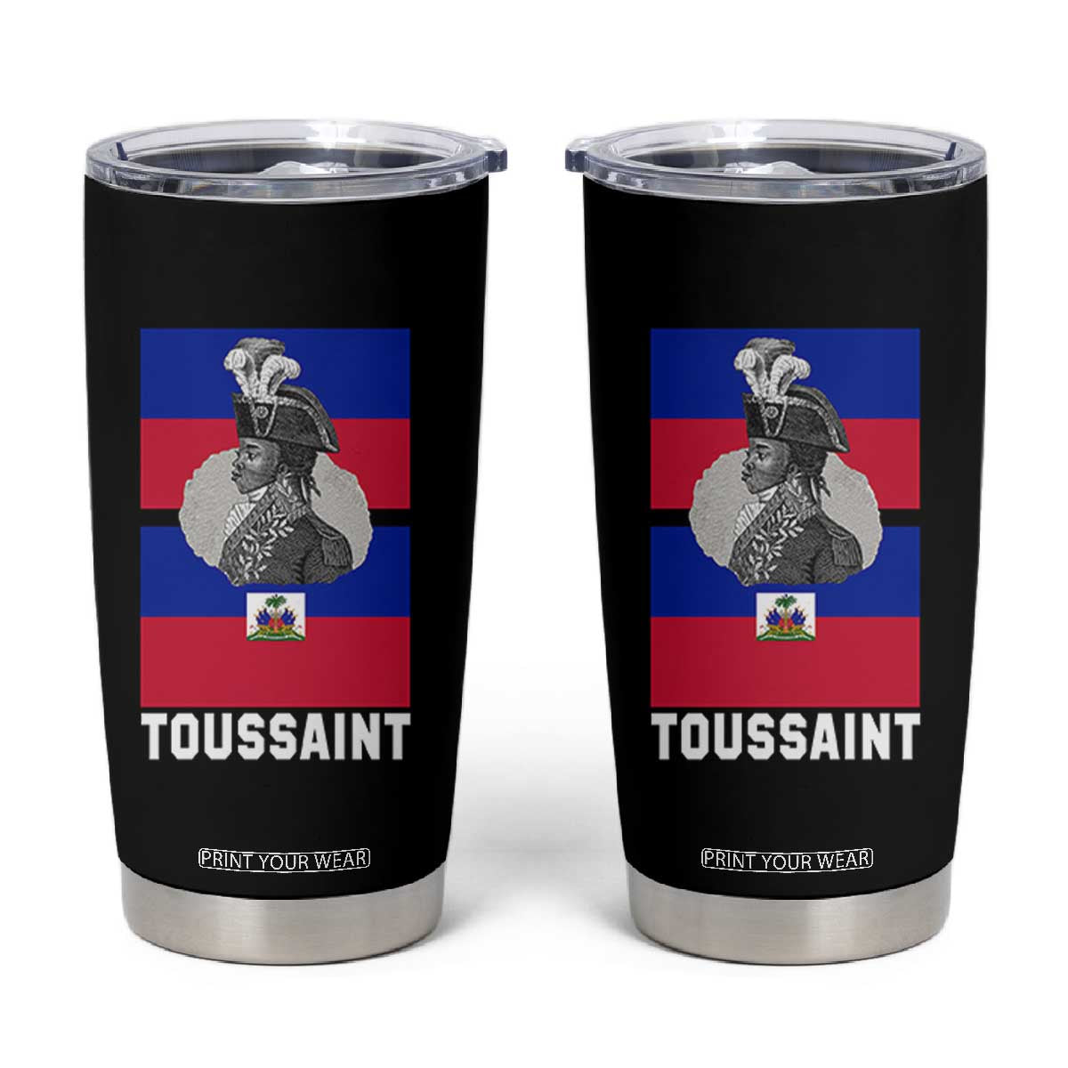 Toussaint Louverture Haitian Revolution Leader Tumbler Cup Vintage General Portrait Haiti Freedom History