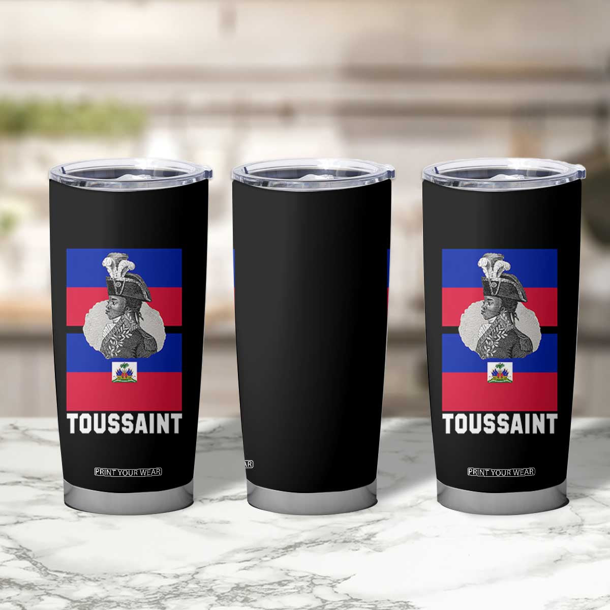 Toussaint Louverture Haitian Revolution Leader Tumbler Cup Vintage General Portrait Haiti Freedom History