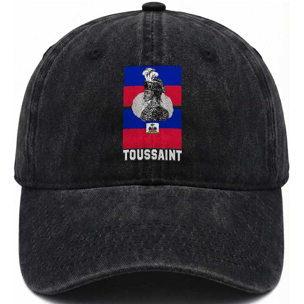 Toussaint Louverture Haitian Revolution Leader Washed Cotton Baseball Cap Vintage General Portrait Haiti Freedom History TS02 Print Your Wear