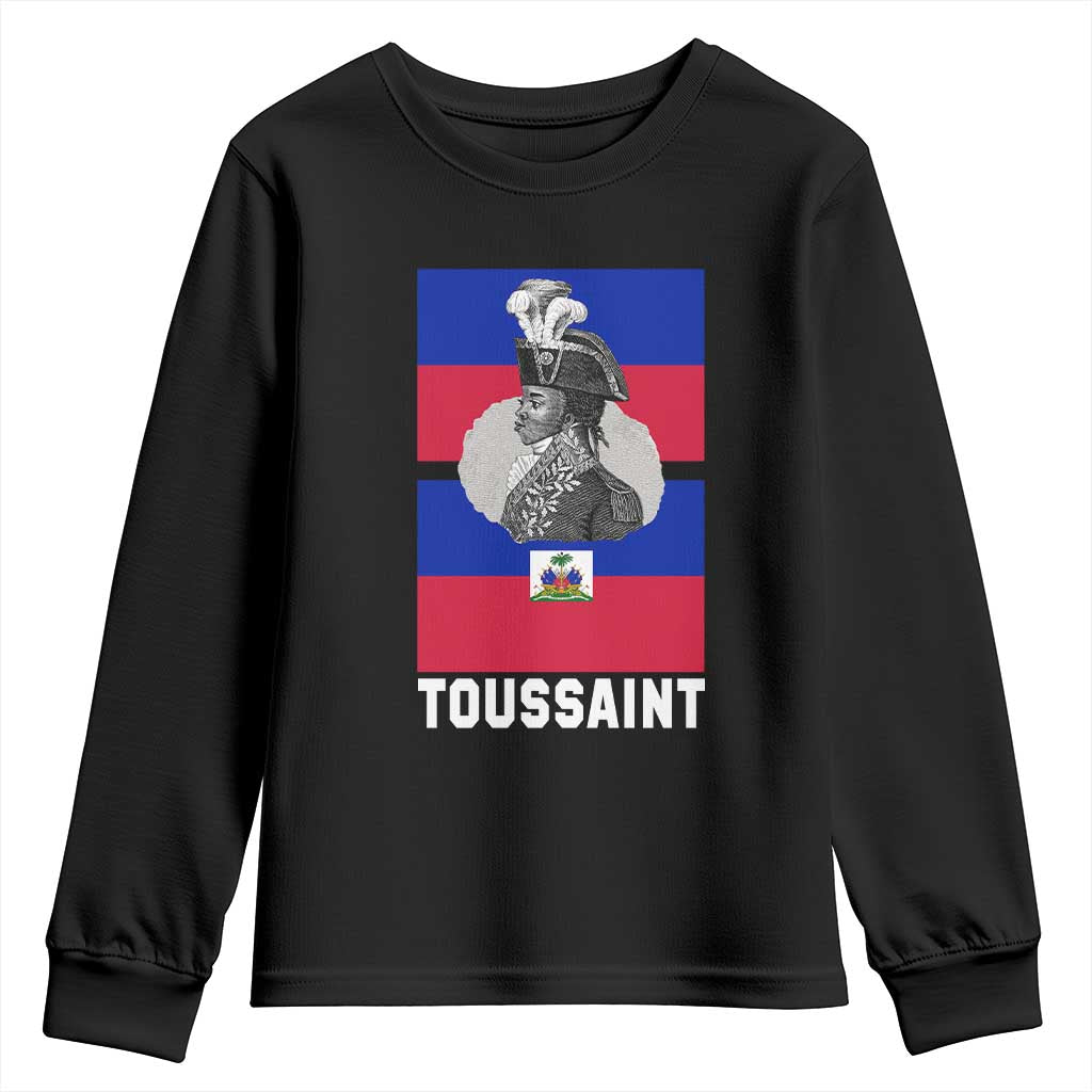 Toussaint Louverture Haitian Revolution Leader Youth Sweatshirt Vintage General Portrait Haiti Freedom History