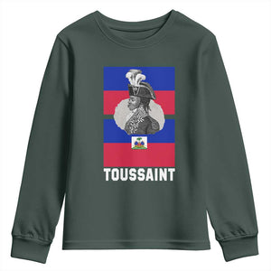 Toussaint Louverture Haitian Revolution Leader Youth Sweatshirt Vintage General Portrait Haiti Freedom History