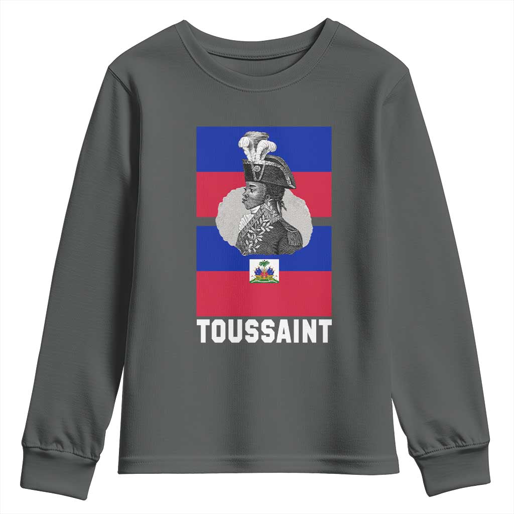 Toussaint Louverture Haitian Revolution Leader Youth Sweatshirt Vintage General Portrait Haiti Freedom History