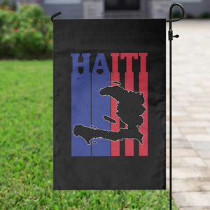 Vintage Retro Map of Haiti Garden Flag Haitian Heritage Pride Travel Souvenir TS02 Print Your Wear