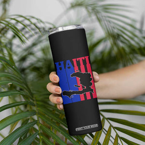 Vintage Retro Map of Haiti Skinny Tumbler Haitian Heritage Pride Travel Souvenir TS02 Print Your Wear