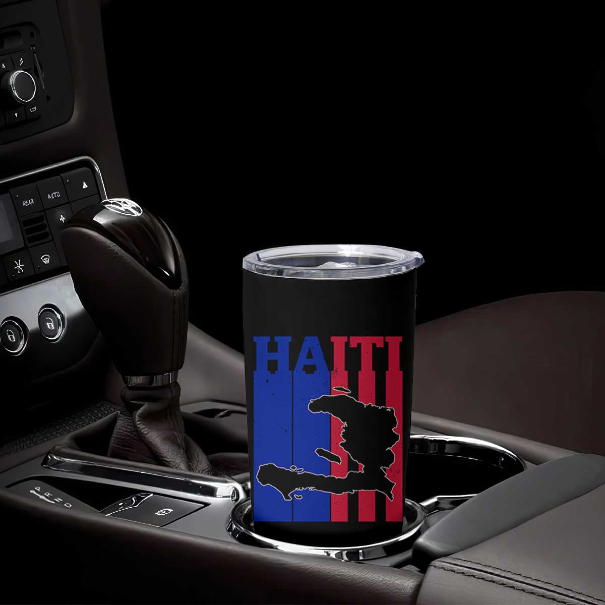 Vintage Retro Map of Haiti Tumbler Cup Haitian Heritage Pride Travel Souvenir TS02 Print Your Wear