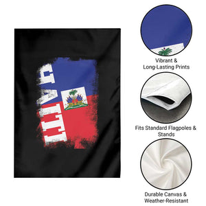 Haiti Flag Distressed Flag Graphic Garden Flag Haitian Heritage Pride TS02 Print Your Wear