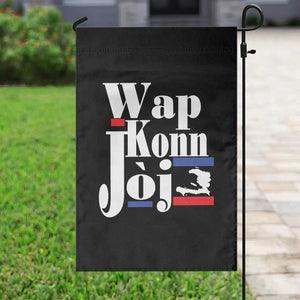 Wap Konn Joj Funny Haitian Creole Idiom Saying Garden Flag Haiti Heritage Pride TS02 Print Your Wear