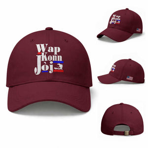 Wap Konn Joj Funny Haitian Creole Idiom Saying Baseball Cap Haiti Heritage Pride TS02 Baseball Cap Universal Fit Maroon Print Your Wear