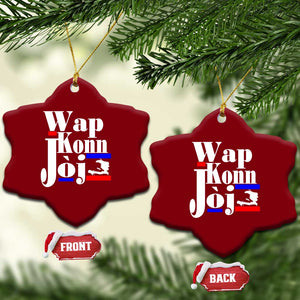 Wap Konn Joj Funny Haitian Creole Idiom Saying Ceramic Ornament Haiti Heritage Pride TS02 Print Your Wear