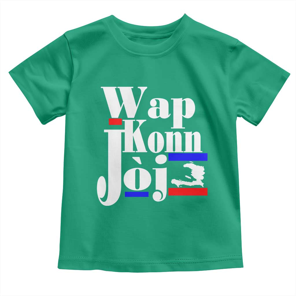 Wap Konn Joj Funny Haitian Creole Idiom Saying Toddler T Shirt Haiti Heritage Pride TS02 Irish Green Print Your Wear