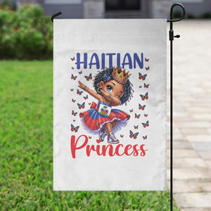 Cute Dabbing Haitian Princess Kids Graphic Garden Flag Haiti Heritage Pride TS02 Print Your Wear