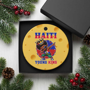 Haiti Young King Dabbing Boy Kids Graphic Ceramic Ornament Haitian Heritage Pride TS02 1pc Yellow Cheese Print Your Wear