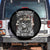American Veteran Spare Tire Cover Born To Fight Trained To Kill Ready To Die But Never Will TS02 No hole Black Print Your Wear