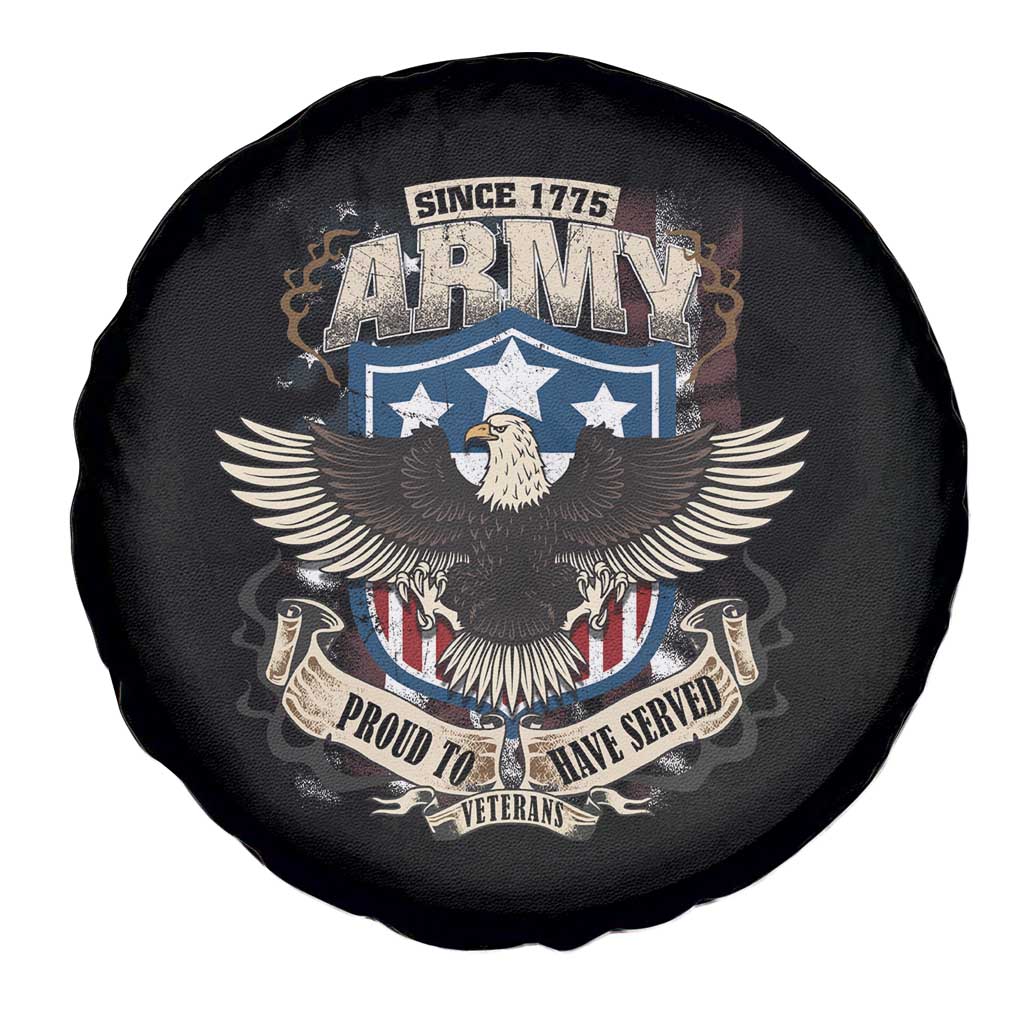 American Veteran Spare Tire Cover Since 1775 Army Proud To Have Served Veterant TS02 Print Your Wear