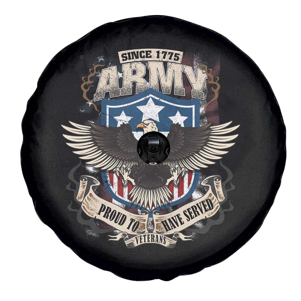 American Veteran Spare Tire Cover Since 1775 Army Proud To Have Served Veterant TS02 Print Your Wear