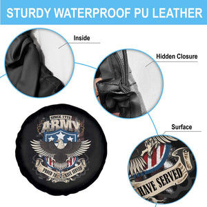 American Veteran Spare Tire Cover Since 1775 Army Proud To Have Served Veterant TS02 Print Your Wear
