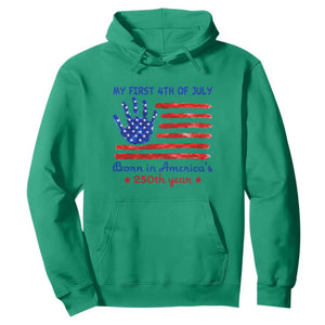 My First 4th of July Celebrate Semiquincentennial Cute Hoodie Born in America's 250th Year Patriotic Milestone Celebration