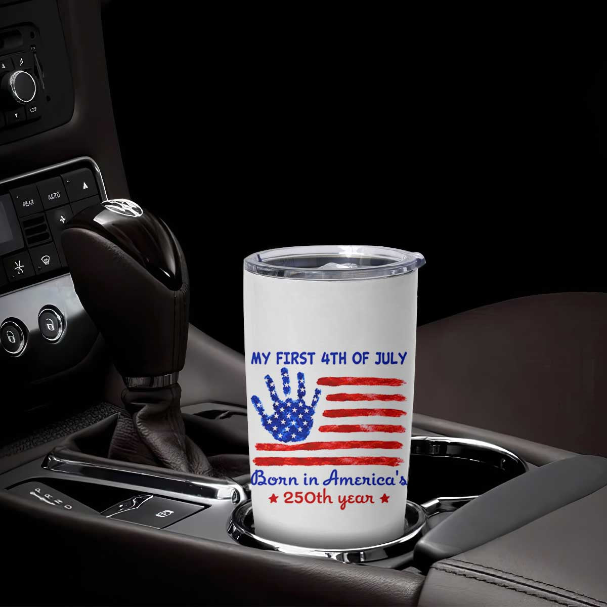 My First 4th of July Celebrate Semiquincentennial Cute Tumbler Cup Born in America's 250th Year Patriotic Milestone Celebration