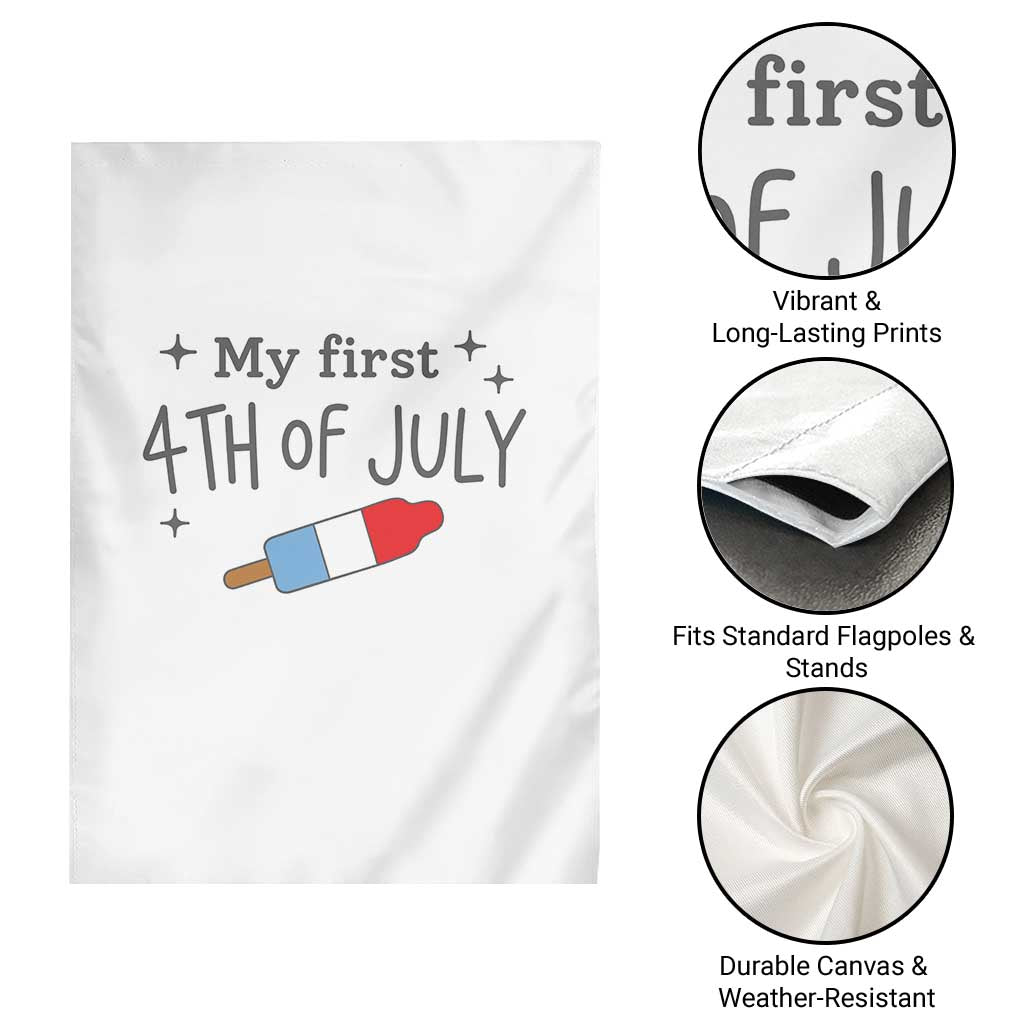 My First 4th of July Cute Summer Rocket Popsicle Garden Flag Firecracker Ice Lolly Patriotic Baby Independence Holiday