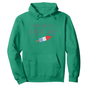 My First 4th of July Cute Summer Rocket Popsicle Hoodie Firecracker Ice Lolly Patriotic Baby Independence Holiday