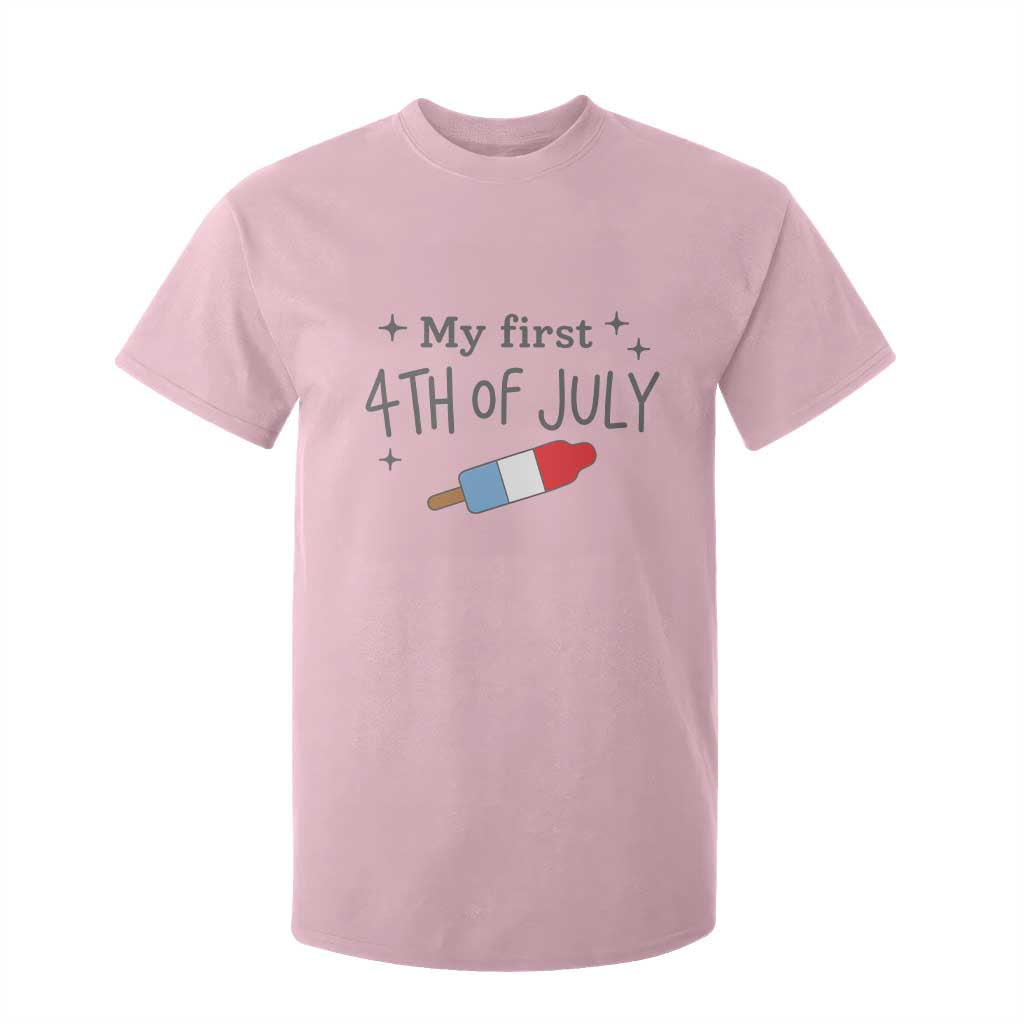 My First 4th of July Cute Summer Rocket Popsicle T Shirt For Kid Firecracker Ice Lolly Patriotic Baby Independence Holiday
