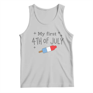 My First 4th of July Cute Summer Rocket Popsicle Tank Top Firecracker Ice Lolly Patriotic Baby Independence Holiday