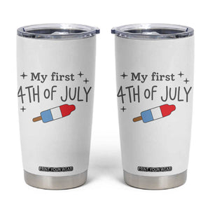 My First 4th of July Cute Summer Rocket Popsicle Tumbler Cup Firecracker Ice Lolly Patriotic Baby Independence Holiday