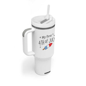 My First 4th of July Cute Summer Rocket Popsicle Tumbler With Handle Firecracker Ice Lolly Patriotic Baby Independence Holiday