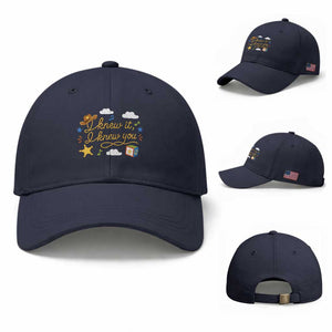 I Knew It I Knew You Funny Western Cowgirl Retro Baseball Cap Whimsical Nostalgic Western Graphic