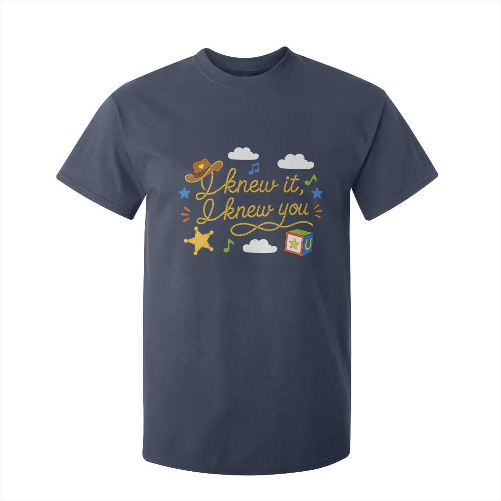 I Knew It I Knew You Funny Western Cowgirl Retro T Shirt For Kid Whimsical Nostalgic Western Graphic