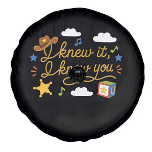 I Knew It I Knew You Funny Western Cowgirl Retro Spare Tire Cover Whimsical Nostalgic Western Graphic